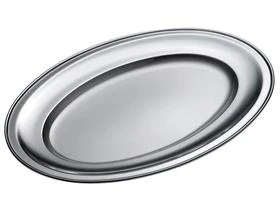 Bandeja oval de alumínio
