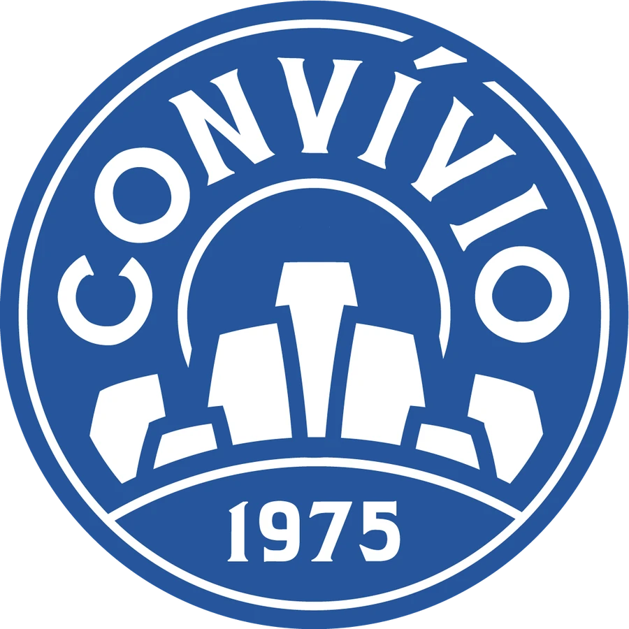 Versão reduzida do logo, circular, com 1975