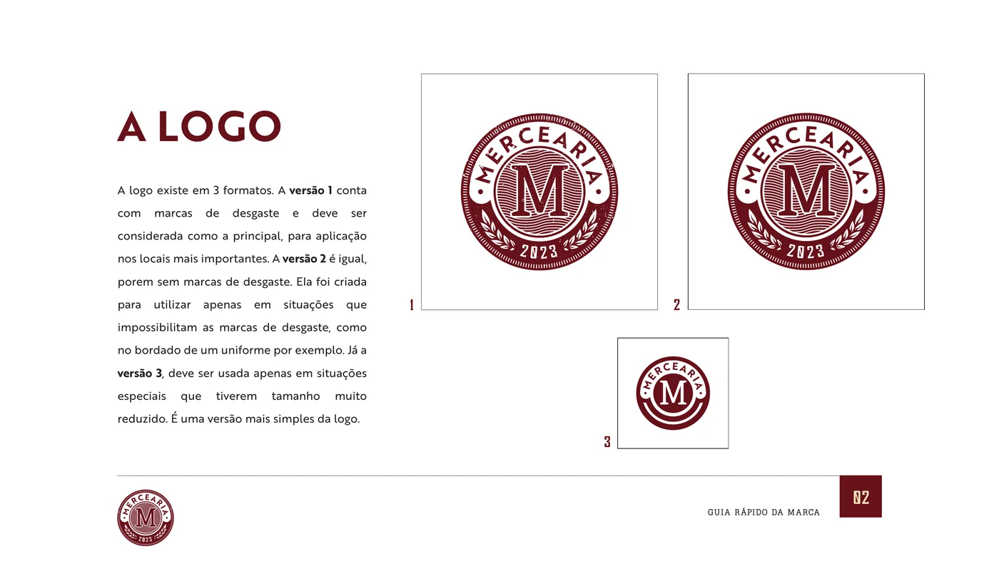 Guia da marca: as três versões da logo