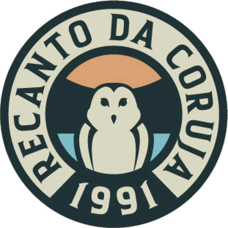 Variação de apoio: Recanto da Coruja, 1991, com coruja simplificada