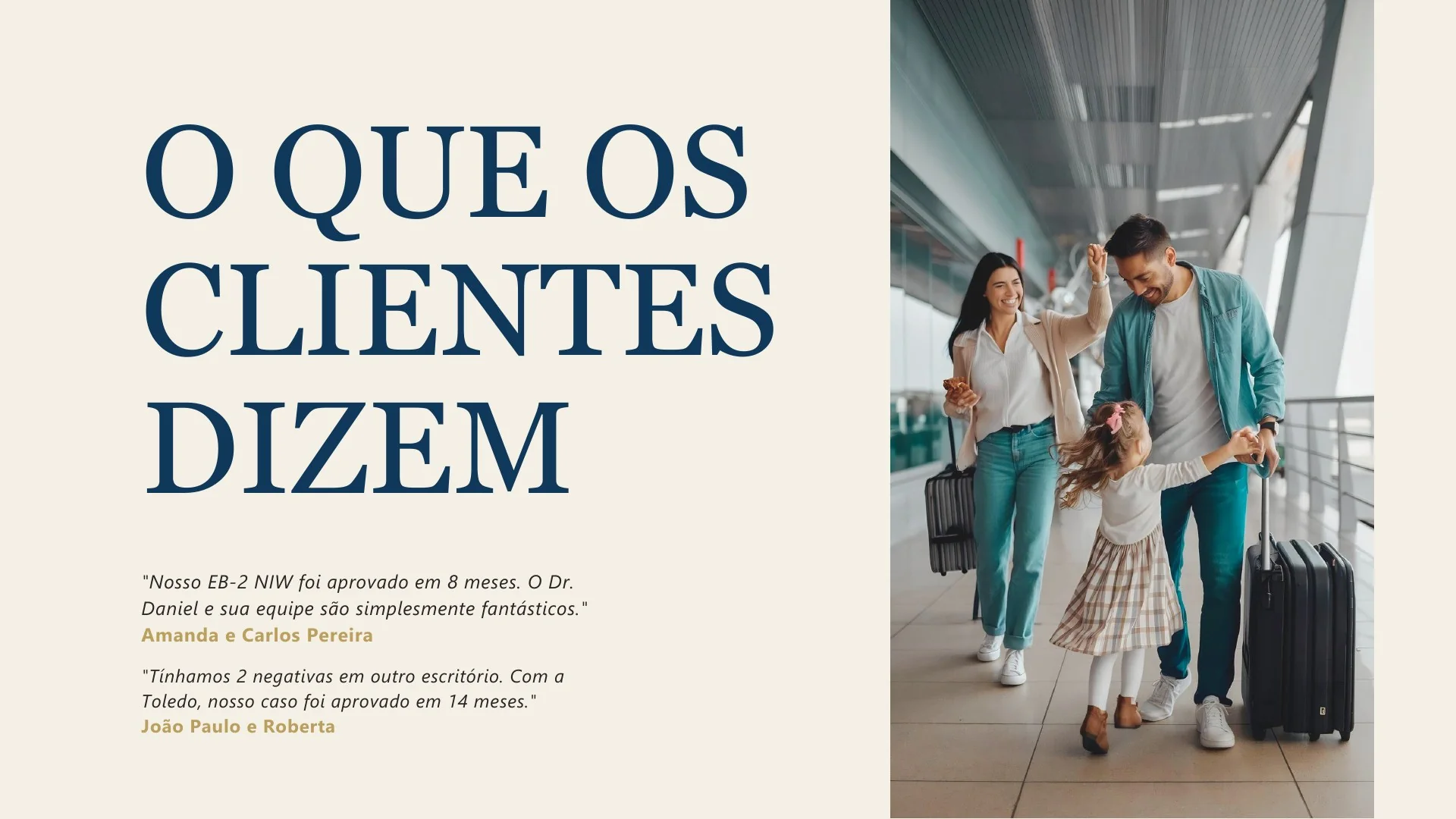 O que os clientes dizem