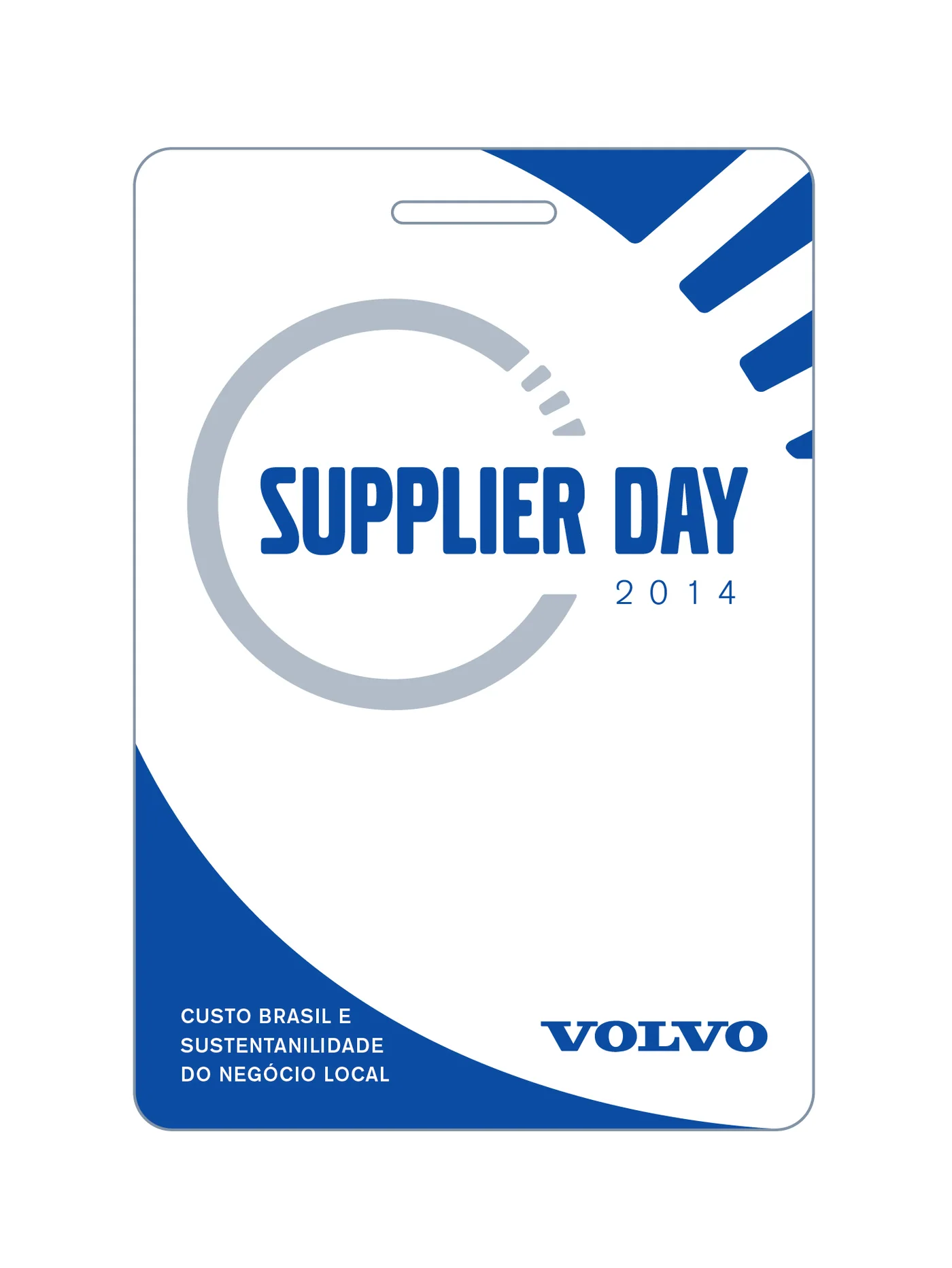 Credencial do Supplier Day 2014
