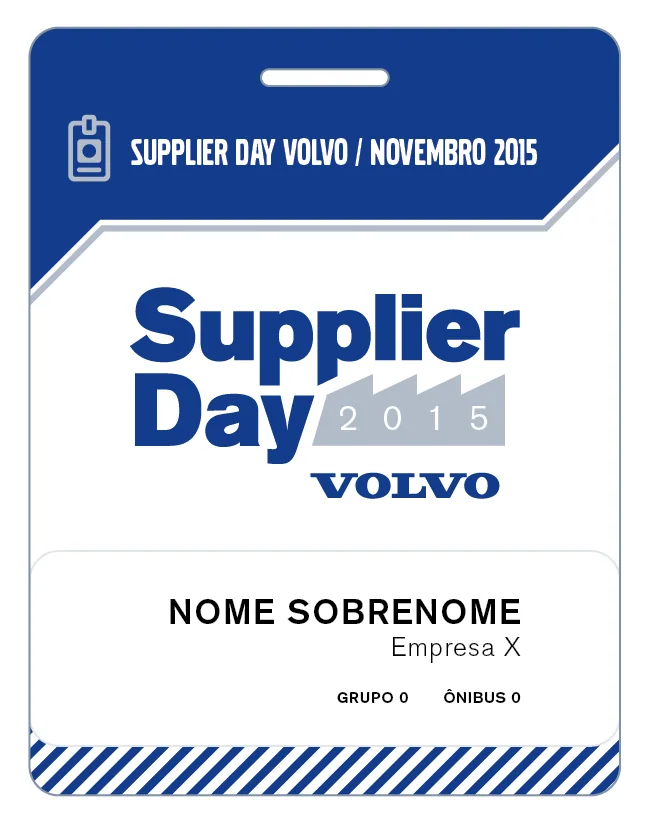 Credencial do Supplier Day 2015