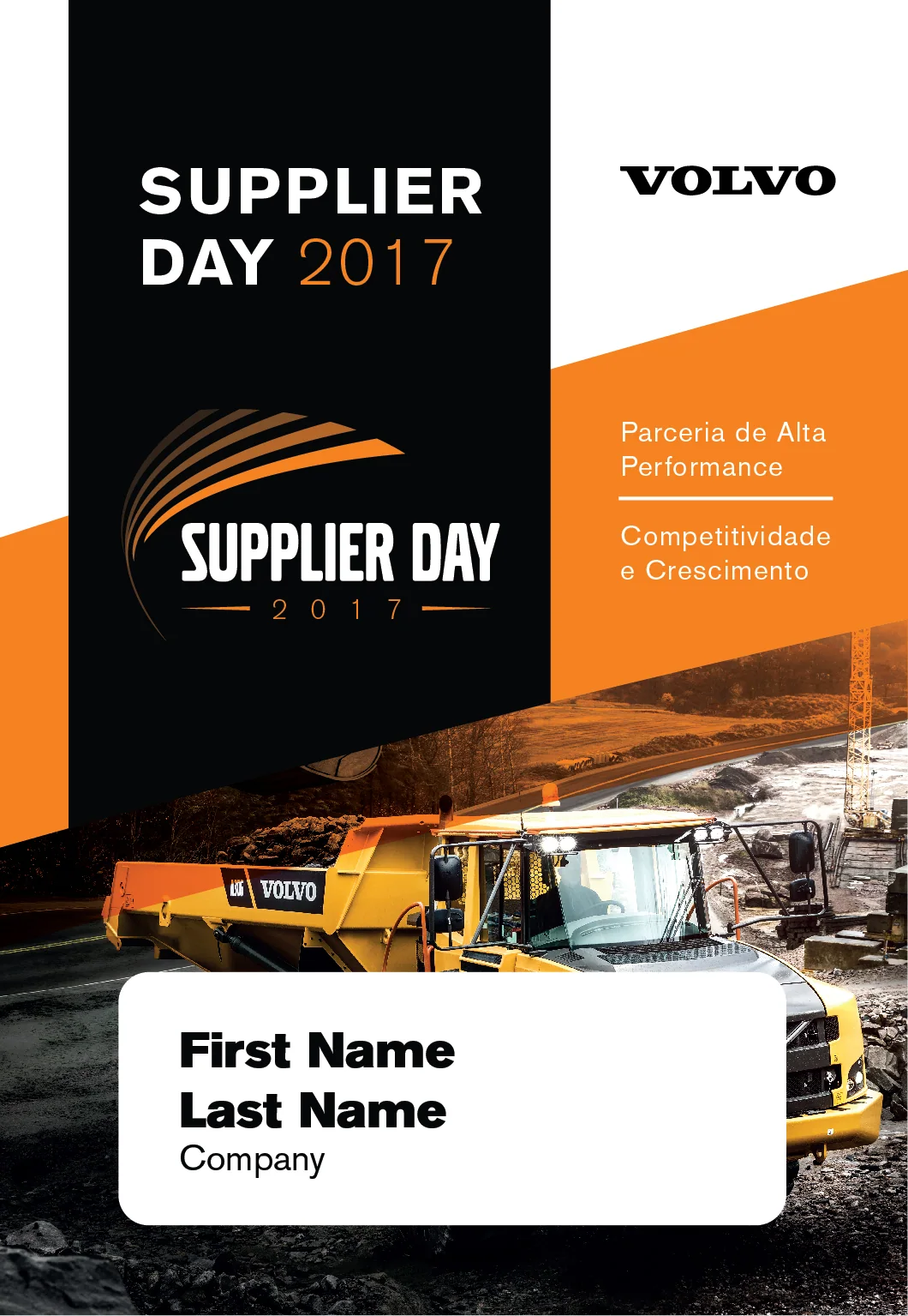 Credencial do Supplier Day 2017