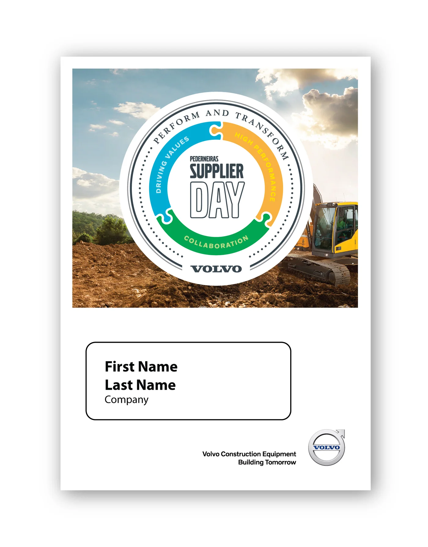 Credencial do Supplier Day 2020